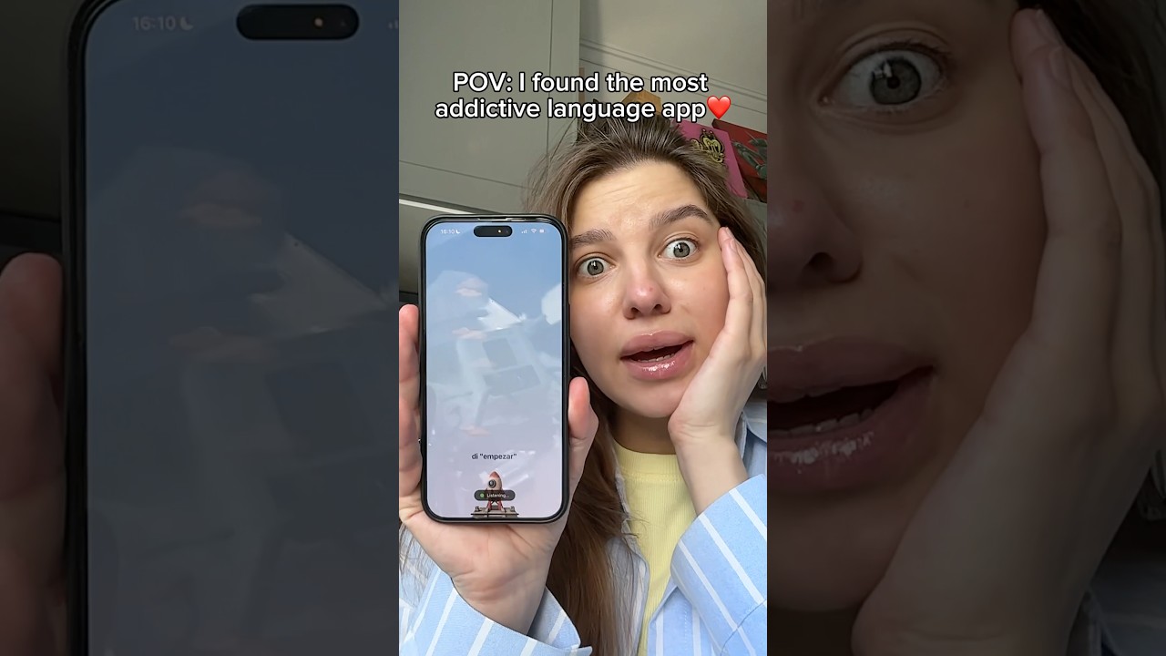 POV: I found the most addictive language app❤️ #SpanishTutor #NativeSpeaker #Spanish #StudySpanish