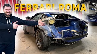 REBUILDING WRECKED 2021 FERRARI ROMA THAT THE INSURANCE COULDN&#39;T