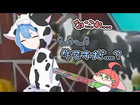 【手描き】擬態が下手くそなすいちゃんに笑いが止まらない赤たんハンター【さくらみこ/星街すいせい/みこめっと/ホロライブ切り抜き】