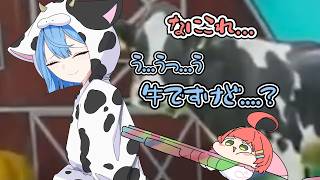 【手描き】擬態が下手くそなすいちゃんに笑いが止まらない赤たんハンター【さくらみこ/星街すいせい/みこめっと/ホロライブ切り抜き】