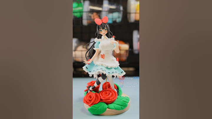 Alice in Musicland ✨ Making Anime Clay Art Doll #shorts #clay #craft 스텔라이브 히나 클레이 피규어 만들기
