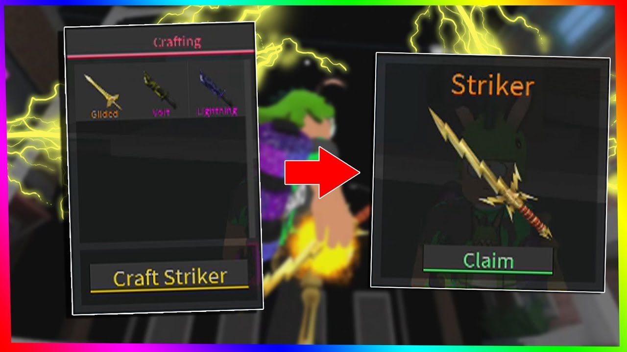 Crafting The New Striker Exotic Knife Assassin Update Roblox Assassin Youtube - roblox assassin corrupted axe exotic ebay