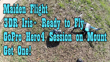3DR Iris+ Maiden with GoPro Hero4 Session quick review no gimbal