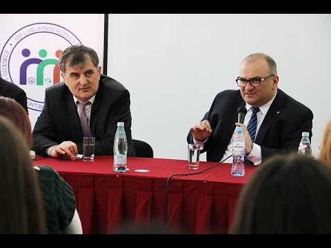 შეხვედრა პროფესიული სასწავლებლის სტუდენტებთან