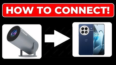How To Connect Projector to Mobile HY300 2025 – Step by Step