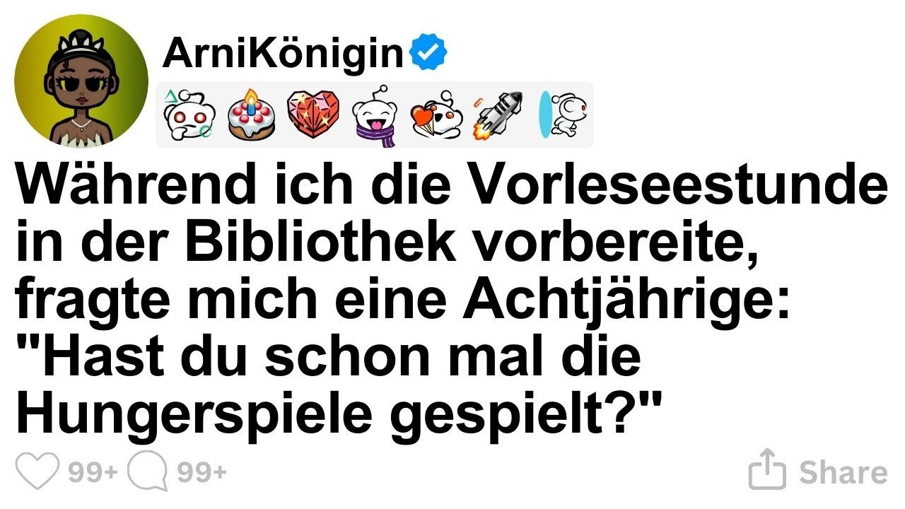 [GANZE STORY] Eine Achtjährige fragte mich: „Hast du schon mal die Hungerspiele gespielt?”