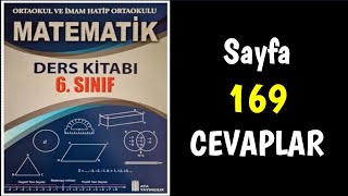 6.Sınıf Matematik Ders Kitabı Sayfa 169 Cevaplar