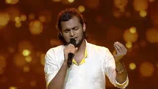 Video thumbnail of "sridhar sena super singer wildcard #maruthamalai mamaniye song sridhar sena"