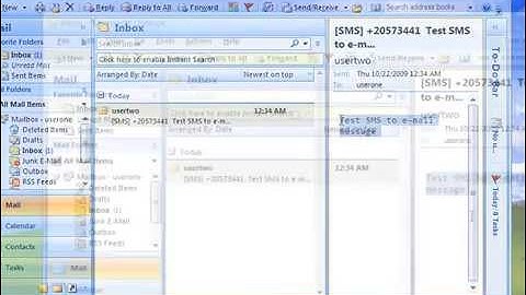 Send E-mail to SMS from Exchange 2007