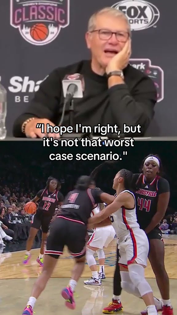 Geno Auriemma gave an update on Azzi Fudd after she was injured in the UConn vs. Louisville game ?