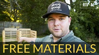 Homestead Compost Bins from Free Materials
