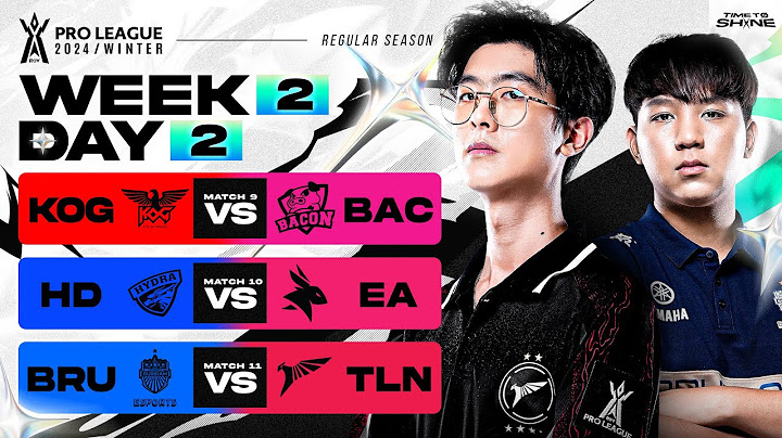 การแข่งขัน RoV Pro League 2024 Winter | รอบเก็บคะแนน Week 2 Day 2