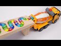 Marble Run Race ☆ HABA Slope, Dump Truck & Garbage Trucks & Ambulance & vehicles Full Compilation #3