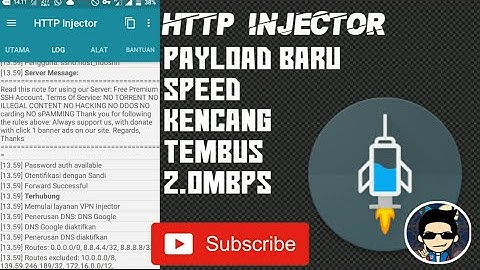 Http injector Payload terbaru sc three Speed wus-wus bisa tembus 2.0 mbps ||Tutorial#4