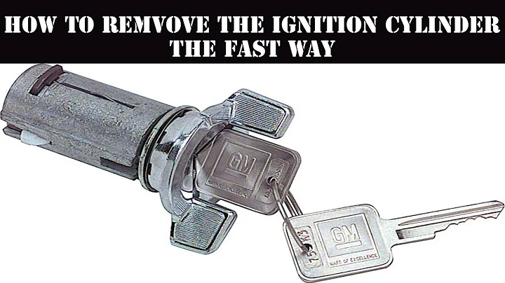 how to remove the ignition cylinder-the fast way