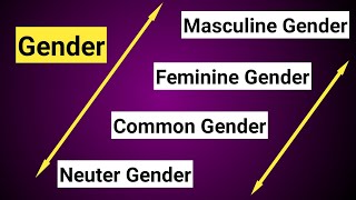 Noun: Gender | types of Gender | Full explanation