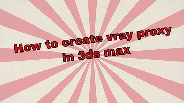 [Hindi] How to create vray proxy in 3ds max