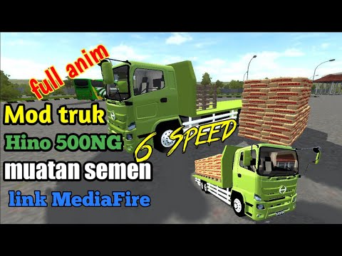  Mod  truk  Hino  500NG HSD muatan semen BY Ghoni rk YouTube