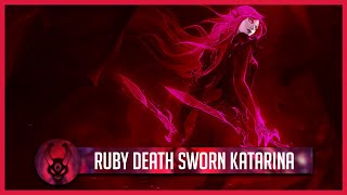 Ruby Death Sworn Katarina - League of Legends Custom Skin
