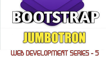 Bootstrap Jumbotron Tutorial in hindi 2019