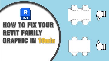 Revit How-To Fix Your Revit Furniture Family Graphic in Plan View in 10 minutes