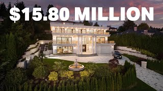 A look inside this $15.8 Million dollar Gold House in West Vancouver Resimi
