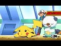 Pokemon bw oshawott doesnt want to battle dewott so it sends pikachu for that