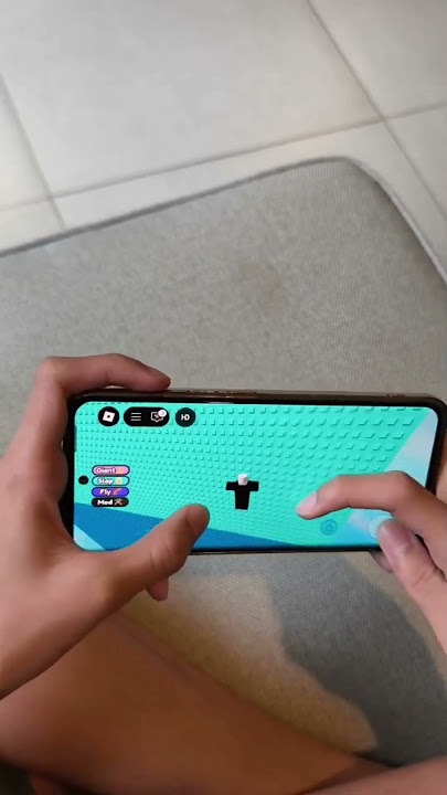 Wall hop handcam mobile #roblox