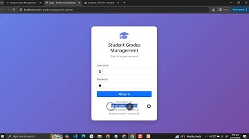 Student Grades Management System Using PHP and MySQL with Source Code