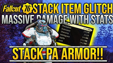 Fallout 76 God Mode - Max Special Glitch And Stack Power Armor Glitch! EASY XP, MAX DAMAGE AND MORE!