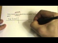 Volume Calculations for Gases