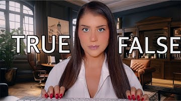 ASMR | Asking You 50 True or False Personal Questions