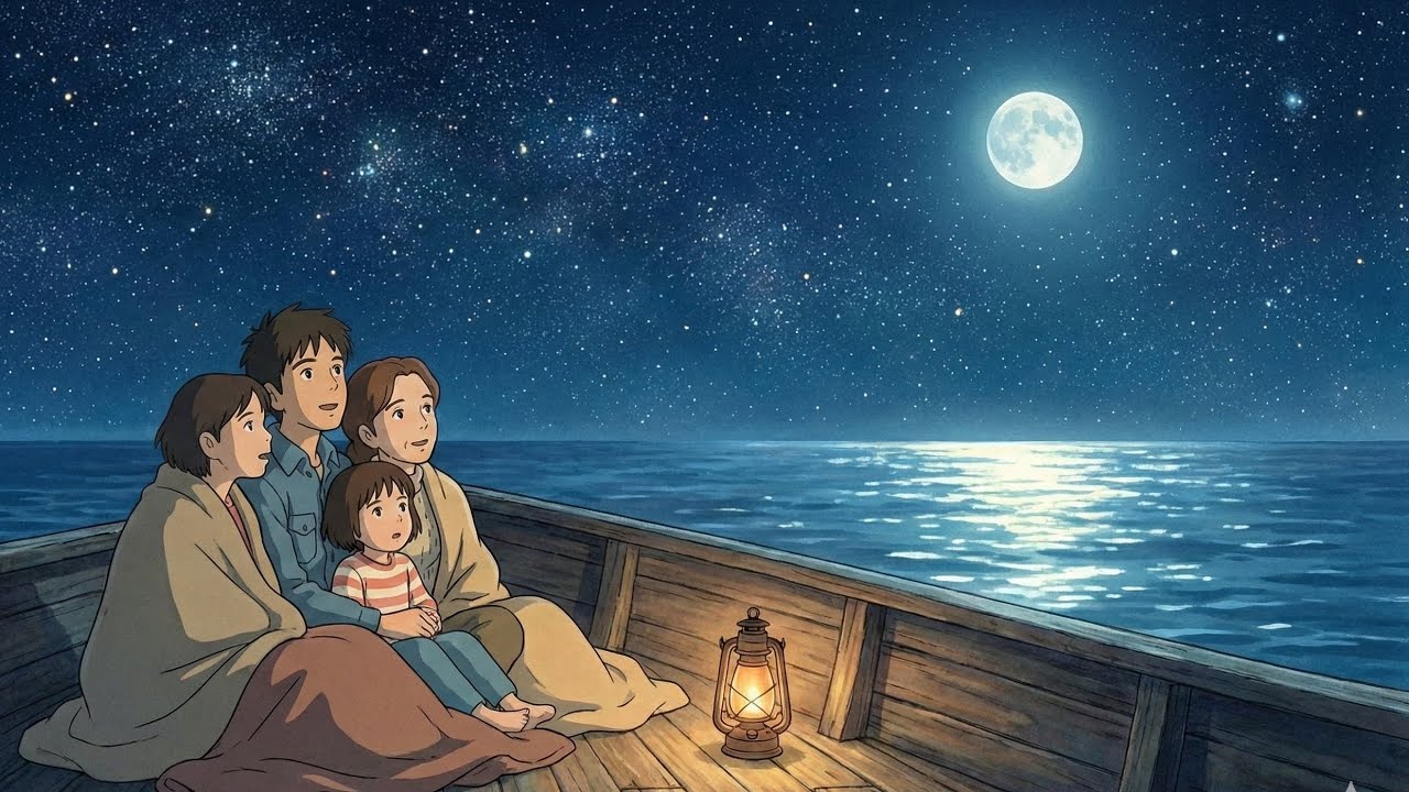 Life on a Quiet Sea 🌊 | Ghibli-Style Healing Animation