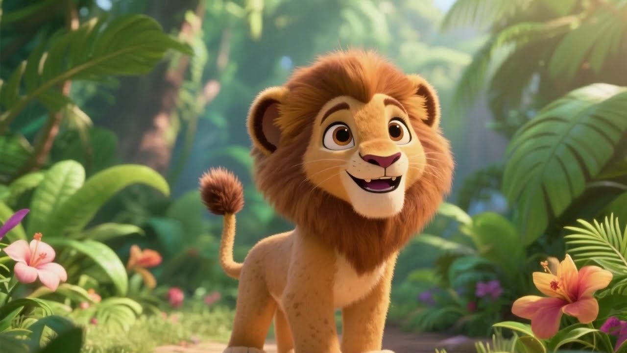 Песенка львенка-счётчика в джунглях | Учим цифры от 1 до 10 | Весёлая детская песенка в новом стиле