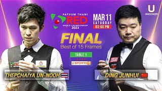 Thepchaiya Un-nooh vs Ding Junhui PATHUM THANI 6 RED WORLD CHAMPIONSHIP 2023 Final Round