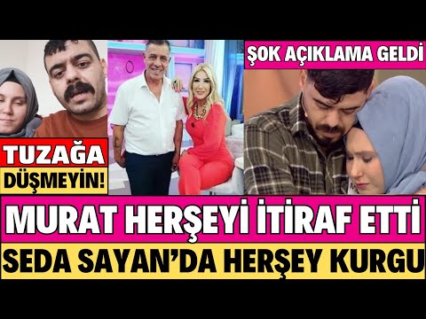 MURAT BÜYÜK İTİRAF SEDA SAYAN'IN OYUNU ORTAYA ÇIKTI MEĞER HERŞEY KURGUYMUŞ ANASTASİA CANER NİŞANI'DA