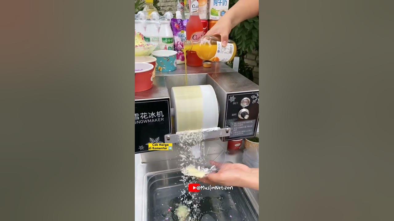 Mesin Alat Pembuat Ice Cream Maker Snow Salju Viral