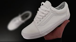 how to clean white vans laces
