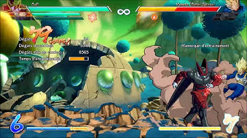 DBFZ : Recoome glitch - Cell loop - last opponent chara and spark lvl2