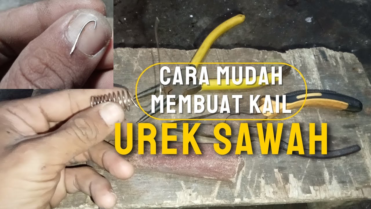 cara mudah membuat kail urek sawah#tutorial#@Dianmancing-f2u