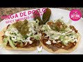 Spicy Shredded Chicken Tostadas - Tinga de Pollo