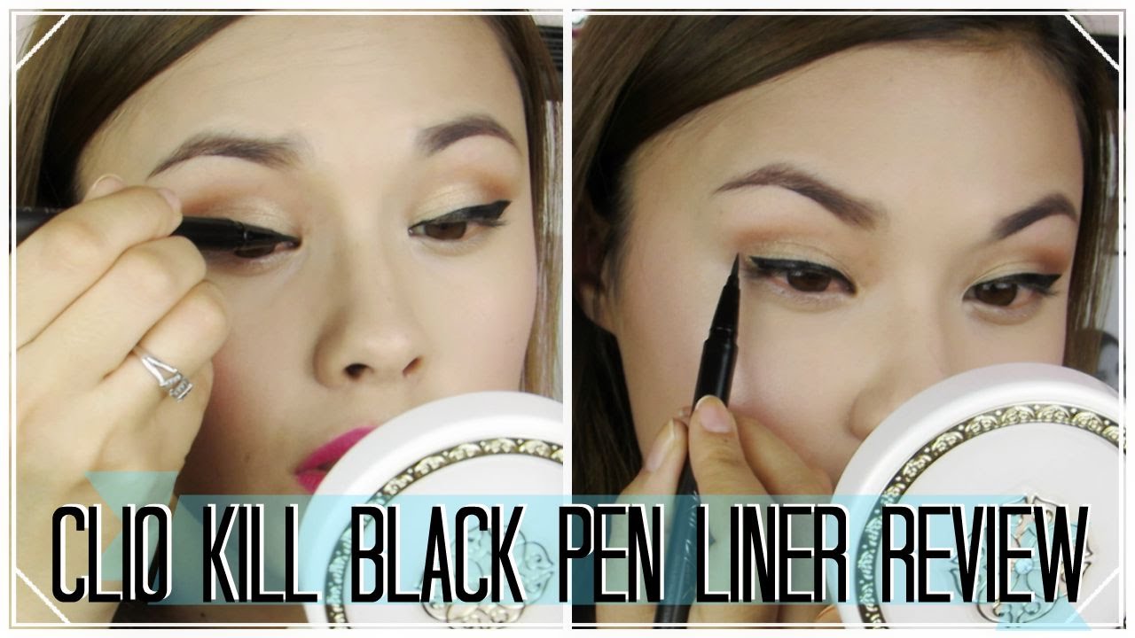 Clio Eyeliners Review: Waterproof Brush, Pen, Pencil Eyeliner, and