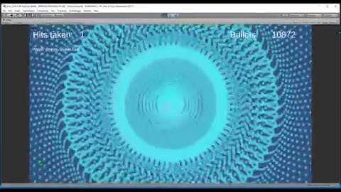 Bullet Hell/Shmup Engine Tech Demo - 10.000 bullets + player collision