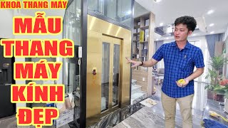 Mẫu Thang Máy Gia Đình Lồng Kính Đẹp 450kg Tại Bình Dương