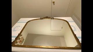 Easily Make a $114. Hobby Lobby Gold Mirror Look High End