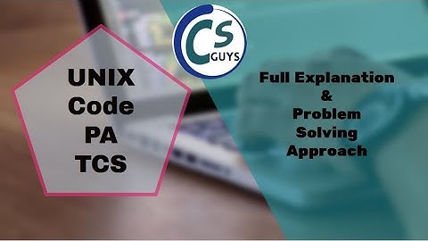 Unix Video Series for PA TCS