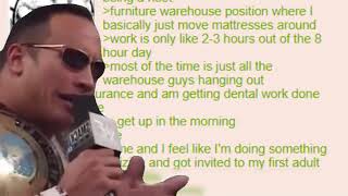 First job Experience - 4Chan Greentext Anonymous