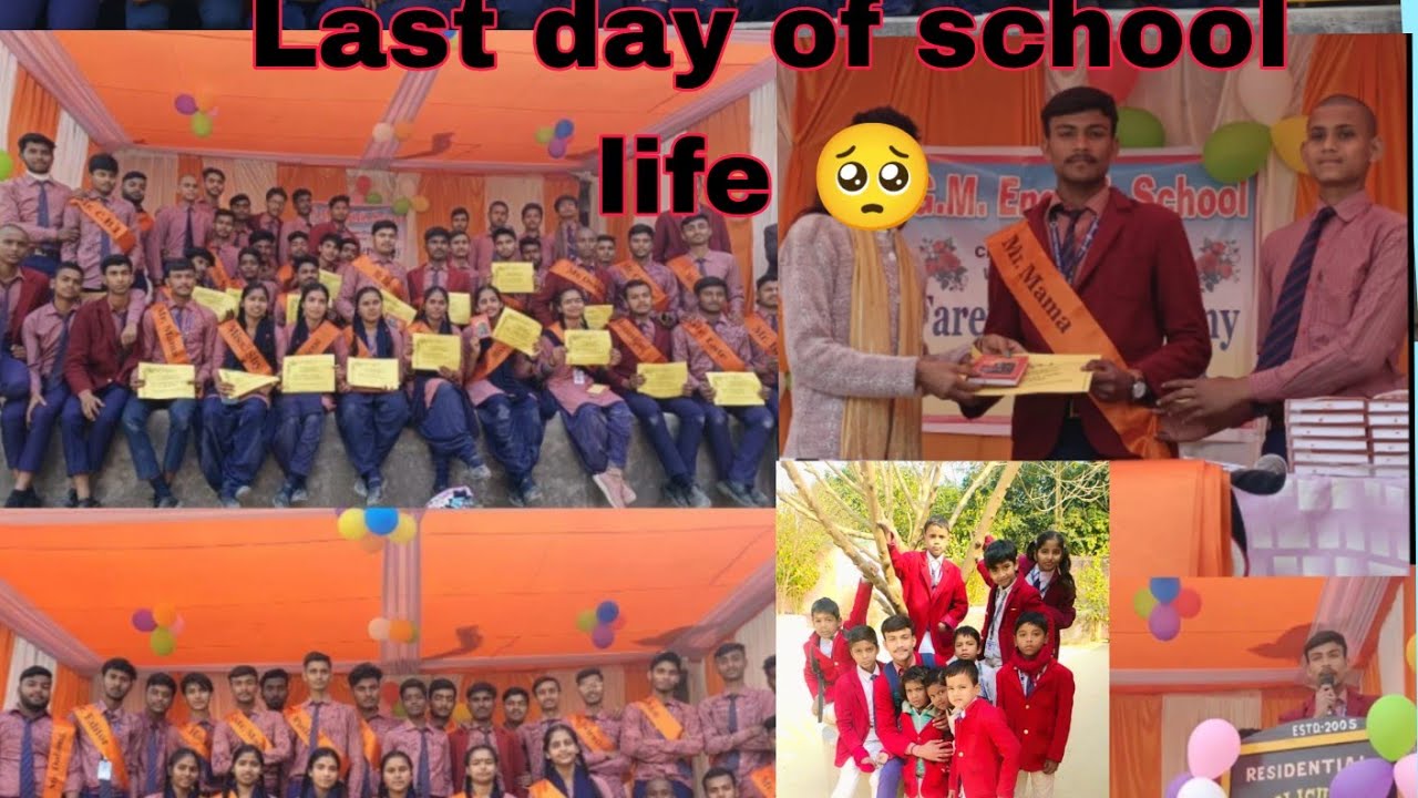 Last day of school life 🥺🥺 #farewell #memories #schoollife - YouTube