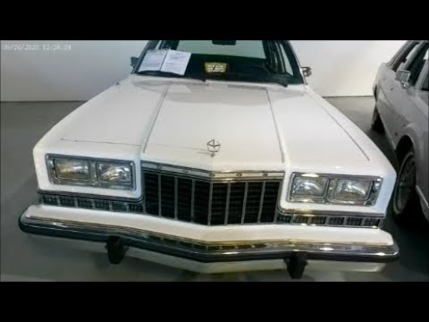 1984 Dodge Diplomat Salon Four Door Sedan WhtBlk GatewayOrlando0926205509