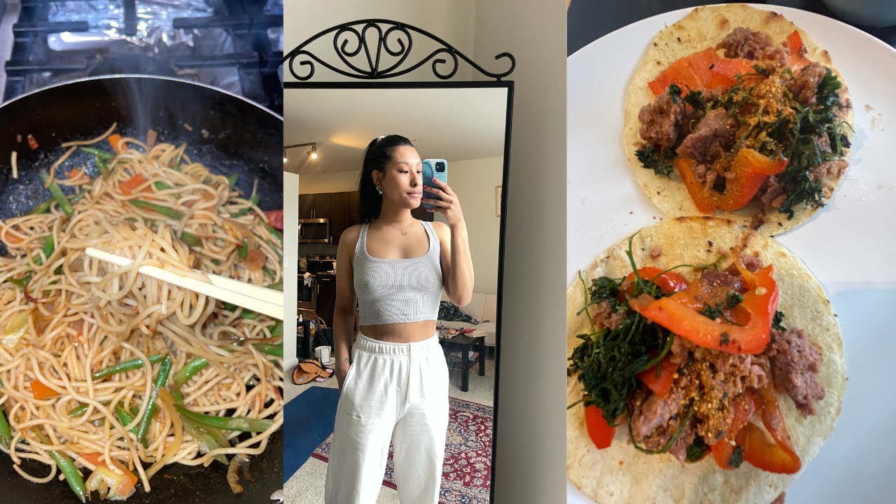 what i eat in a day vlog simple & realistic vegan meals YouTube